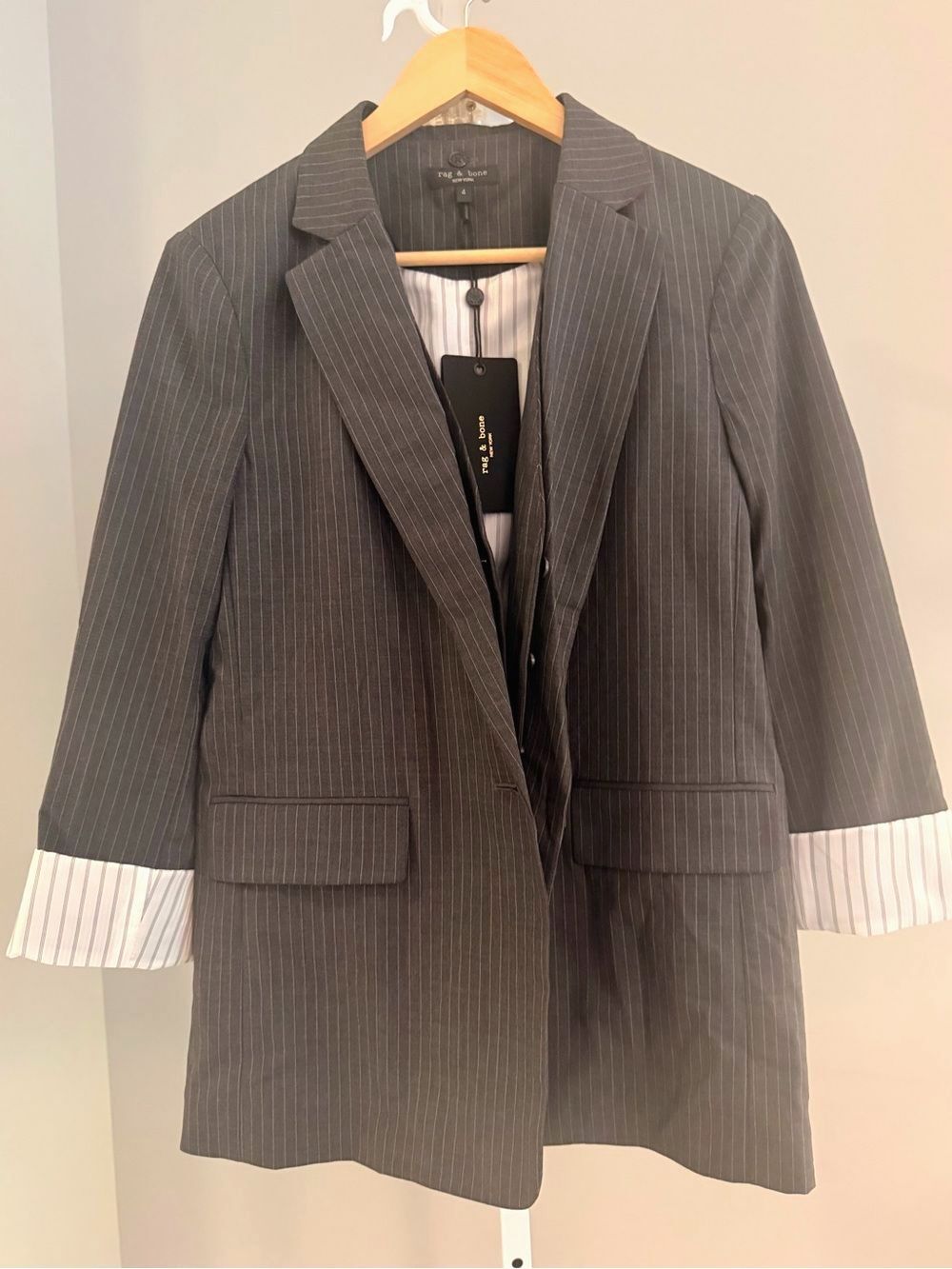 RAG & BONE Sold-Out 2-in-1 Blazer w/ Detachable Vest Sz 4 NWT $700!!